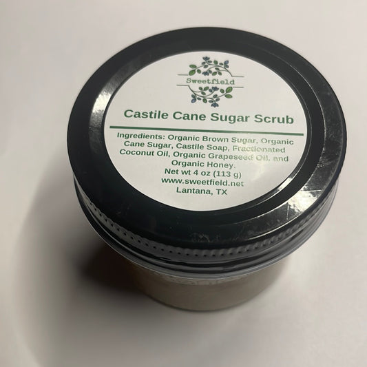 Castile and Honey Cane Sugar Scrub