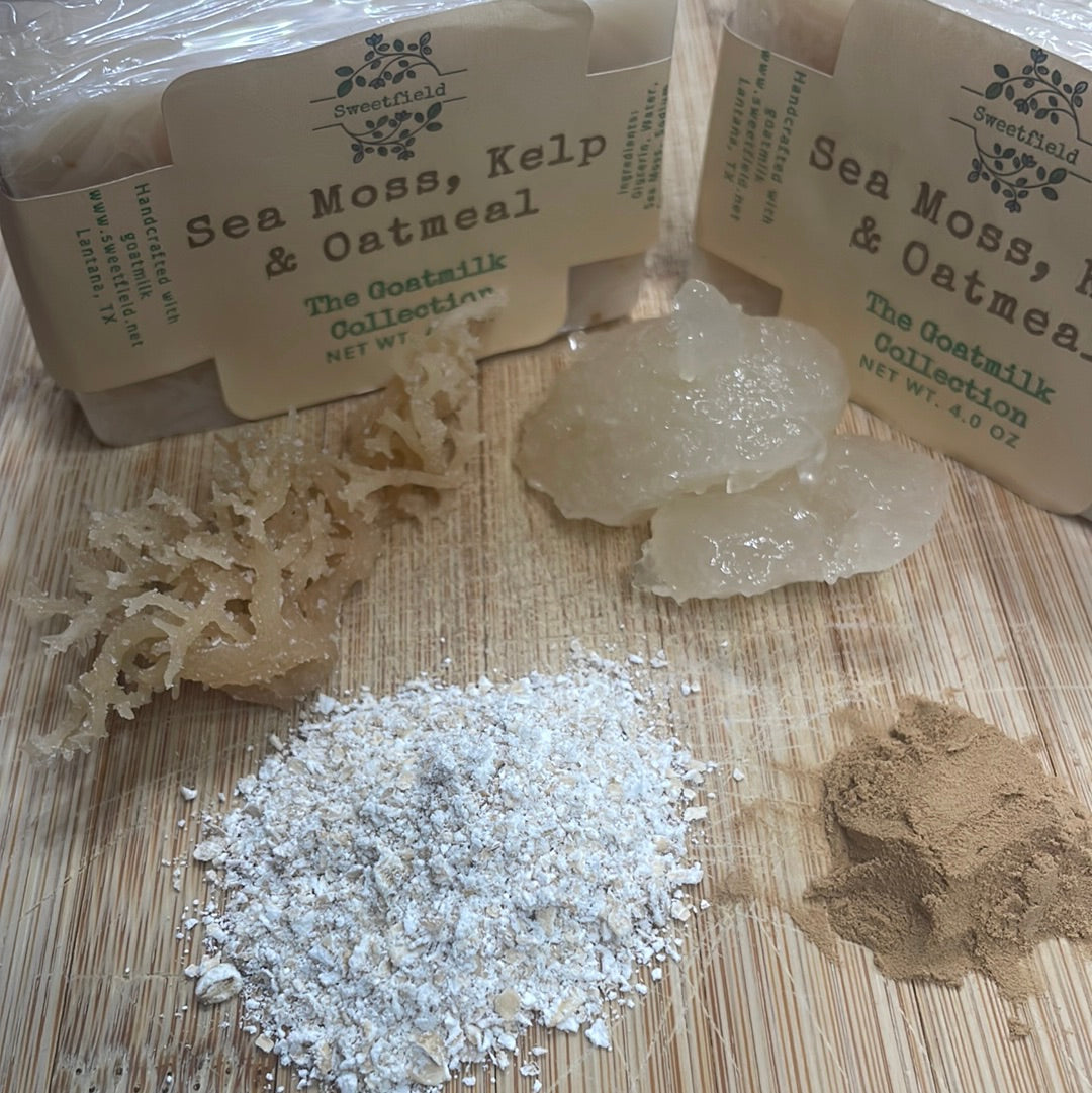 Sea Moss, Kelp & Oatmeal Soap