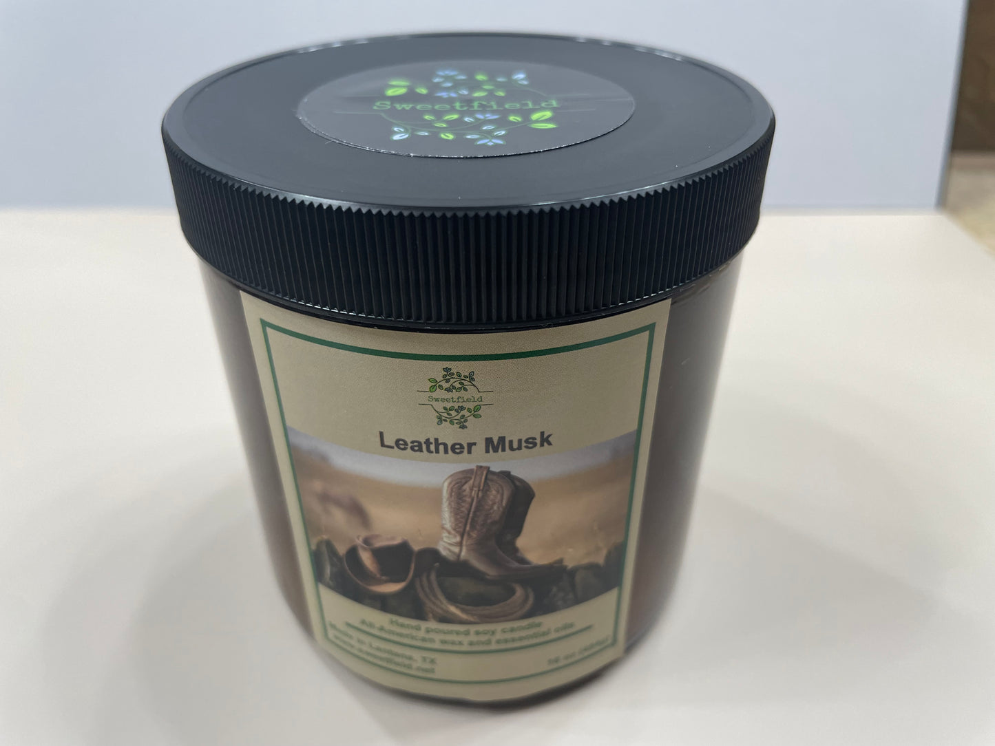 Leather Musk Candle