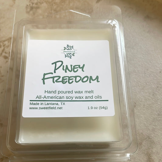 Hand Poured Piney Freedom Soy Wax Melts