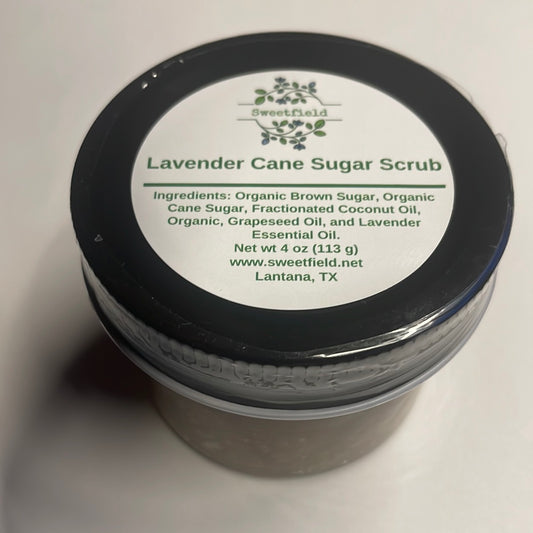 Lavender Cane Sugar Scrub