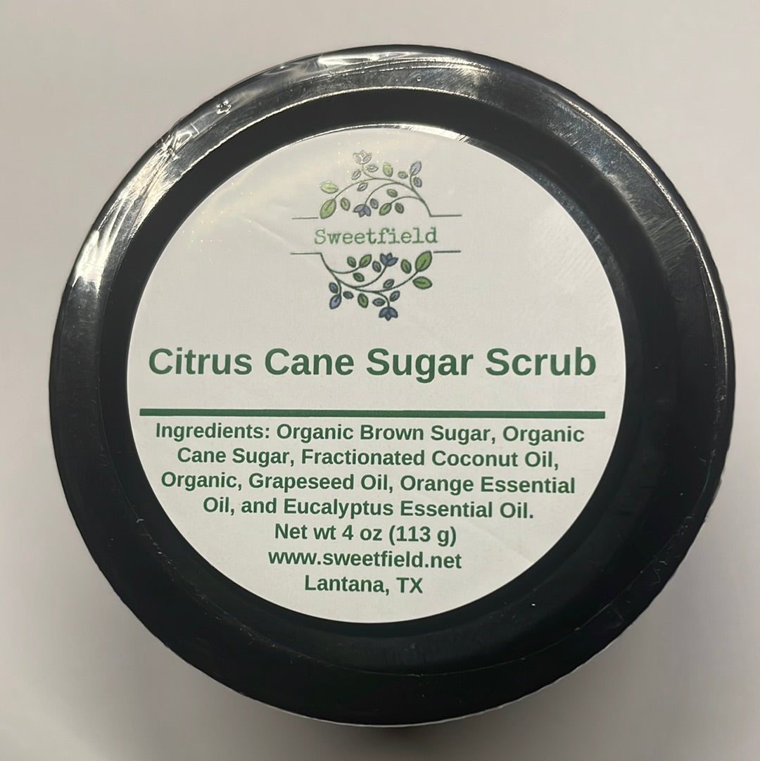 Citrus Cane Sugar Scrub