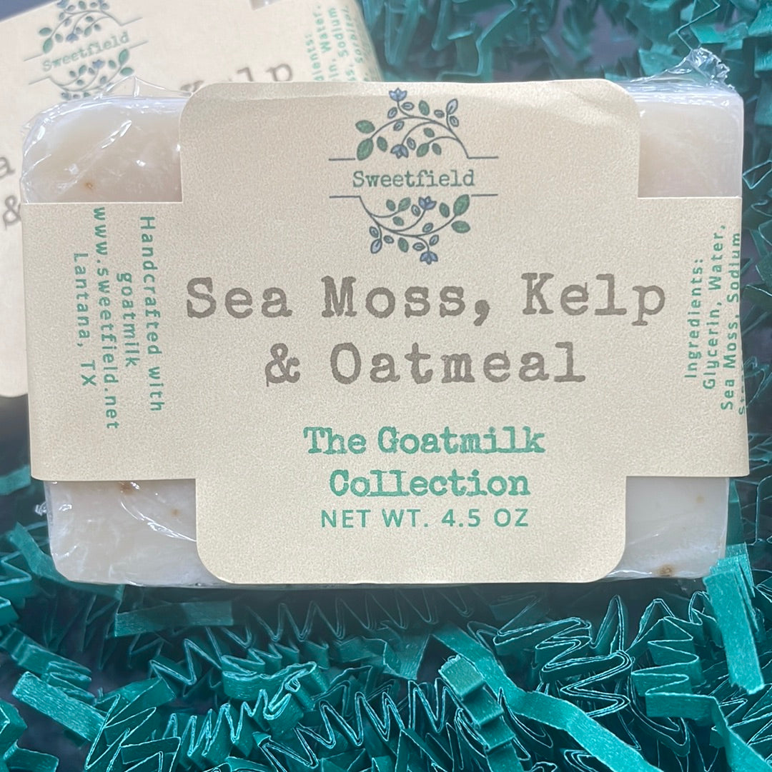 Sea Moss, Kelp & Oatmeal Soap