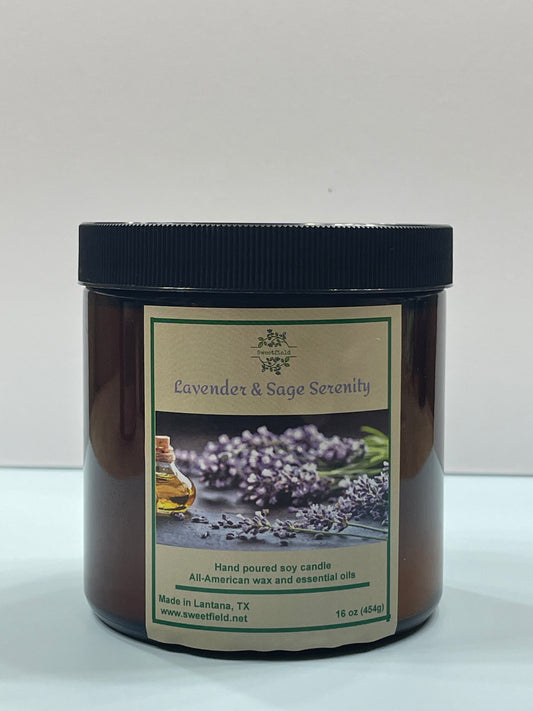 Lavender & Sage Serenity Candle