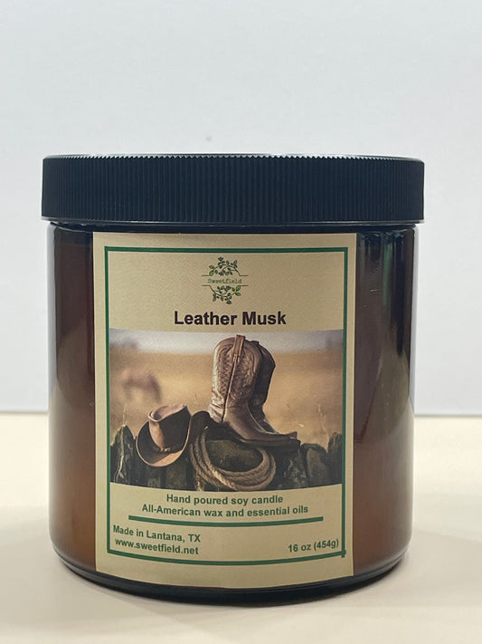 Leather Musk Candle